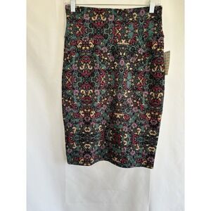 NEW! Lularoe Cassie Skirt Womens Size Small Pastel Floral Pencil Pull On